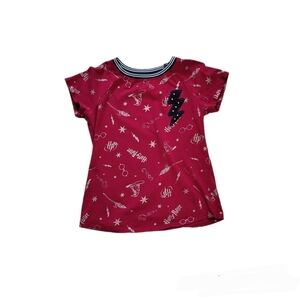 Harry Potter shirt Size 6 cranberry
